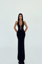 Amelia Black Maxi Dress
