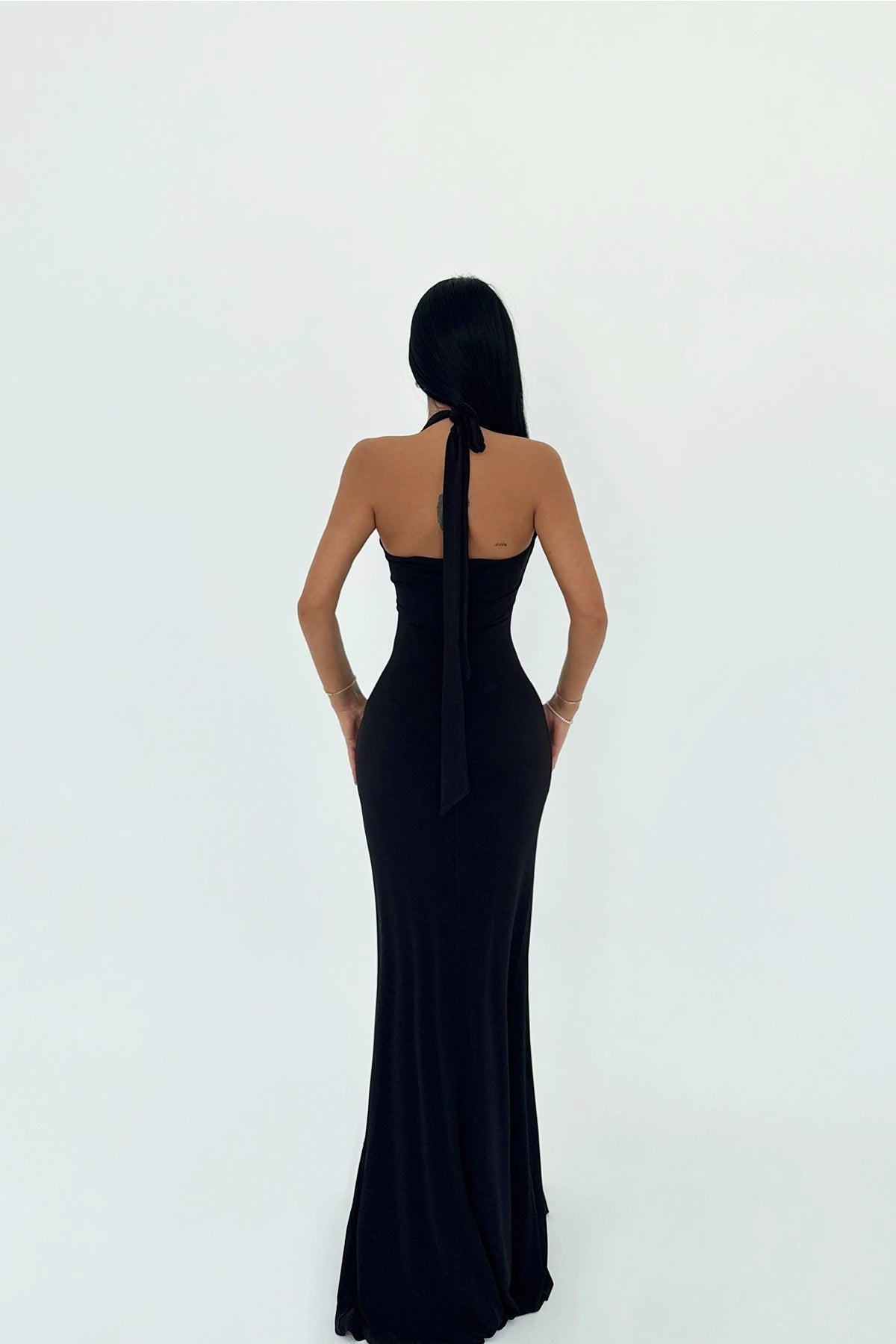 Amelia Black Maxi Dress